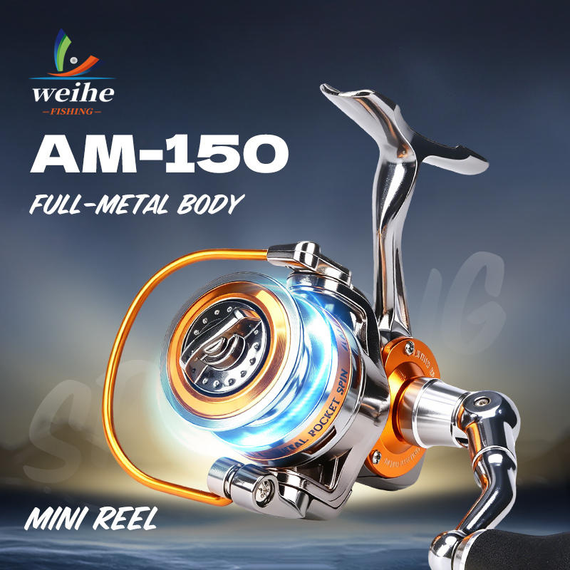 ويهي 150 #   بكرة صيد معدنية ص - مراجعة Ice Fishing Reel وسعره