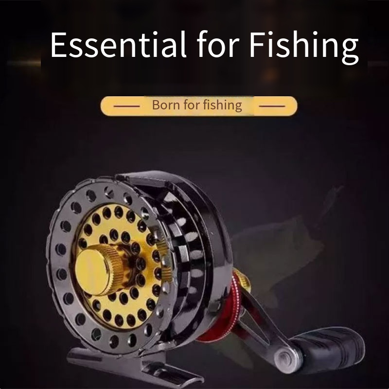بكرة صيد معدنية بنسبة تروس 2.6 - مراجعة Ice Fishing Reel وسعره